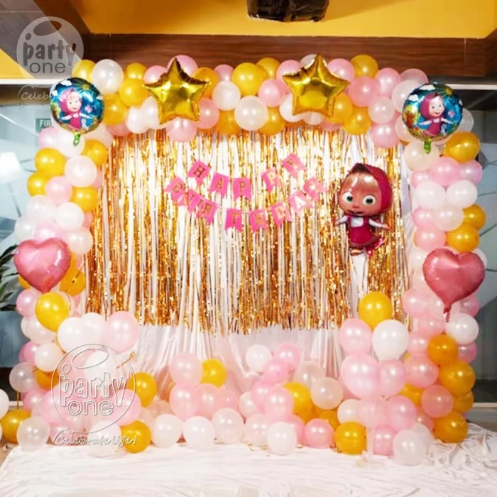 birthday Exquisite Little Masha Bear Birthday Decoration
